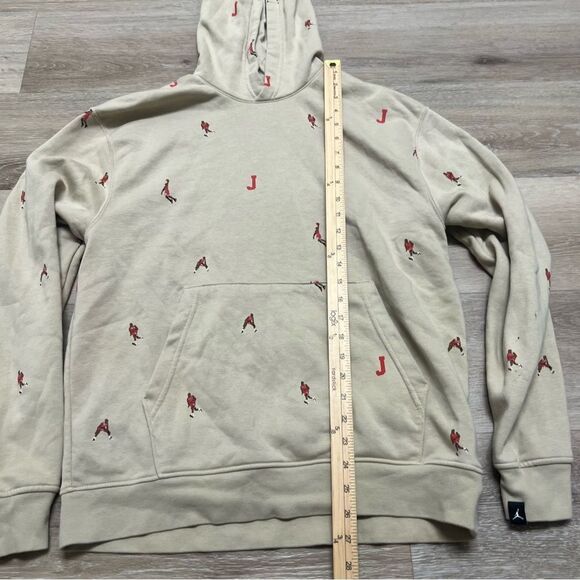 Nike AIR JORDAN Essential Jumpman Hoodie DV9392-206 Rattan Mens Size Med READ - Picture 2 of 8